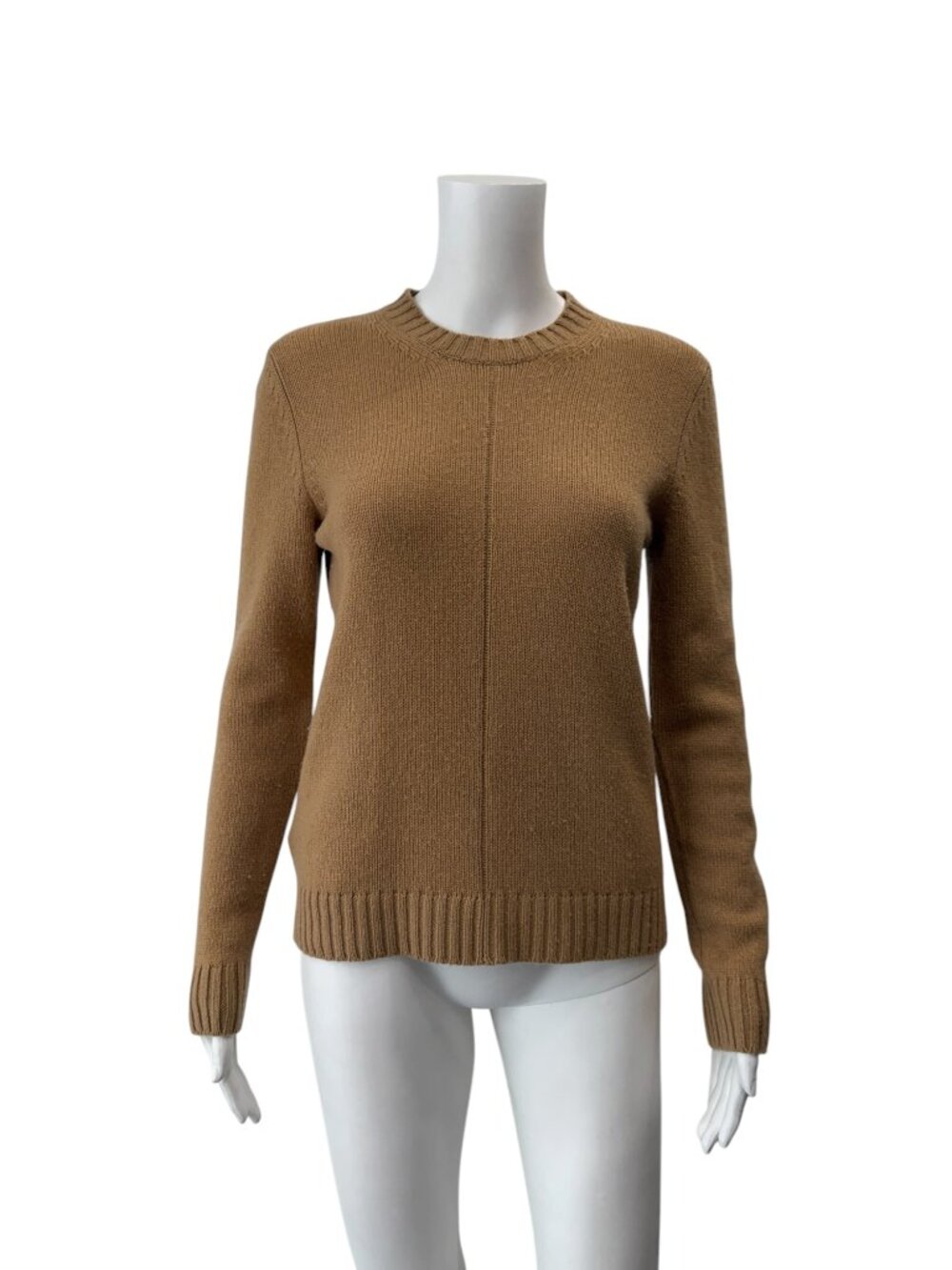 $2150 Prada 2020 Beige Camel Knit Pullover Sweater size 2/38